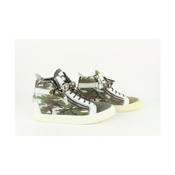 Giuseppe Zanotti Men\'s 45 Jeweled Camo London High Top Sneaker 1216gz11 main image 12